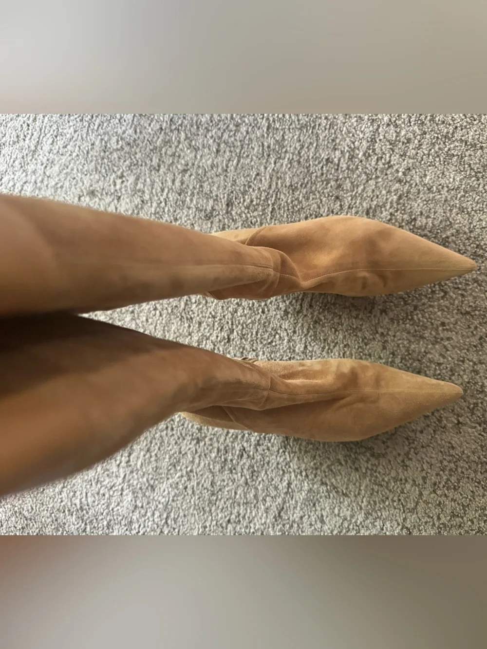 Banana Republic Women's Tall Suede Knee Boots - Camel